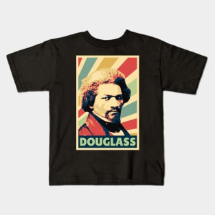 Frederick Douglass Vintage Colors Kids T-Shirt